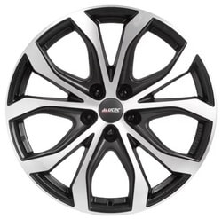 Диски Alutec 8x18 5/114,3/40/70,1 Alutec W10X racing black front polished (W10X-80840B83-5) лит. (фото)