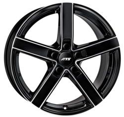 Диски ATS 8x18 5/114,3/45/70,1 ATS Emotion (diamond black front polished) лит. арт. (EM80845B83-1) (фото)