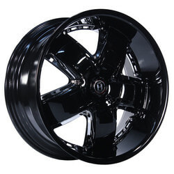 Диски Harp 9,5x20 6/139,7/15/108,1 HARP Y-18 GLOSSY-BLACK CHROME-ATTACHMENT лит. арт. (9191078) (фото)