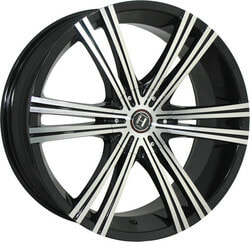 Диски Harp 8,5x20 5/114,3/40/74,1 HARP Y-28 лит. GLOSS BLACK MACHINED FACE арт. (9191193) (фото)
