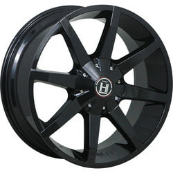 Диски Harp 8,5x20 5/114,3/38/72,6 HARP Y-651 GLOSS-BLACK-WHITE CLEAR-COAT (9191340) лит. (фото)