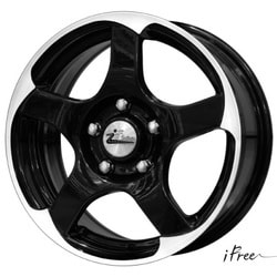 Диски Ifree 6,5x15 5/100/38/67,1 Ifree Коперник Блэк Джек лит. (00026693) (фото)