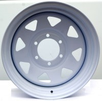 Диски Ikon 8x16 6/139,7/-19/110,5 IKON MG85W WHITE (4019) штамп. (фото)