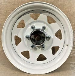 Диски Ikon 8x15 6/139,7/-19/110,5 IKON MG82W WHITE (5007) штамп. (фото)