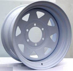 Диски Ikon 8x16 6/139,7/-19/110,5 ICON MG85W WHITE штамп. Арт. (5019) (фото)