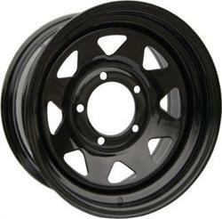 Диски Ikon 10x15 5/139,7/-40/110,5 IKON MG84W Black (5024) штамп. (фото)