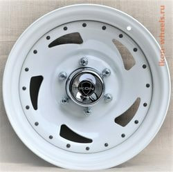 Диски Ikon 8x16 6/139,7/-22/110,5 IKON SNC013W WHITE (8150) штамп. (фото)