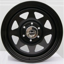 Диски Ikon 8x16 6/139,7/-19/110,5 IKON MG85B Black (5020/0) штамп. (фото)
