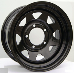 Диски Ikon 7x15 5/139,7/0/110,5 ICON MG81B Black штамп. Арт. (S5002) (фото)