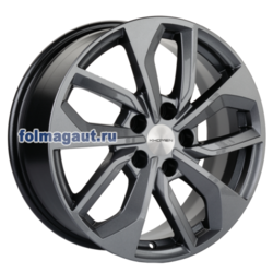 Диски Khomen Wheels 7x17 5/114,3/39/60,1 KHOMEN WHEELS U-Spoke 703 (RAV 4) GRAY (WHS497945) лит. (фото)