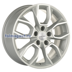 Диски Khomen Wheels 7x17 5/114,3/40/66,1 KHOMEN WHEELS KHW1713 (QASHQAI) F-SILVER (WHS498306) лит. (фото)