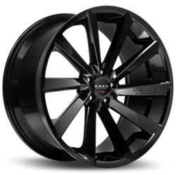 Диски Koko Kuture Wheels 9x22 5/108/35/73,1 KOKO KUTURE WHEELS Koko Kuture Kapan BLACK лит. (2290R35KOKAPGB) (фото)