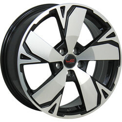 Диски Legeartis Concept 7x17 5/100/48/56,1 LEGEARTIS CONCEPT SUBARU SB509 BKF (9293057) лит. (фото)