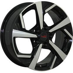 Диски Legeartis Concept 7x18 5/114,3/40/66,1 LEGEARTIS CONCEPT NISSAN NS544 BKF (WHS215982) лит. (фото)