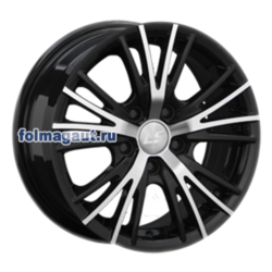 Диски LS Wheels 6,5x15 5/100/40/73,1 LS Wheels BY701 BKF лит. (фото)