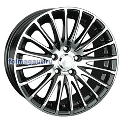 Диски LS Wheels 7x16 5/100/40/73,1 LS Wheels 9565 BKF лит. (фото)