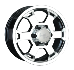 Диски LS Wheels 7x16 6/139,7/38/100,1 LS Wheels 326 BKF (WHS072171) лит. (фото)
