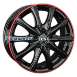 Диски LS Wheels 5,5x14 4/98/35/58,6 LS Wheels 741 bkfrl лит. (WHS117077) (фото)