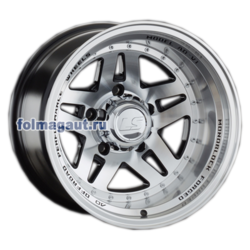 Диски LS Wheels 10x16 5/139,7/-44/108,1 LS Wheels 878 BKF (WHS165386) лит. (фото)