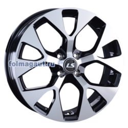 Диски LS Wheels 6,5x17 4/100/45/60,1 LS Wheels 1007 BKF (WHS206833) лит. (фото)