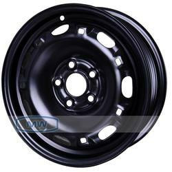 Диски Magnetto 5x14 5/100/35/57,1 MAGNETTO VW 14016 Black штамп. (00050147) (фото)