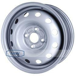 Диски Magnetto 5,5x14 4/100/49/56,6 MAGNETTO DAEWOO 14013 Silver штамп. (14013 S AM) (фото)