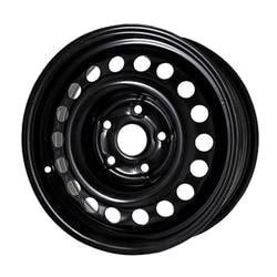 Диски Magnetto 6x15 5/100/38/57,1 MAGNETTO VW POLO 14007 Black штамп. (фото)