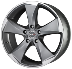 Диски Mak 8x18 5/108/45/63,4 MAK Raptor 5 GRAPHITE MIRROR FACE (WHS058600) лит. (фото)