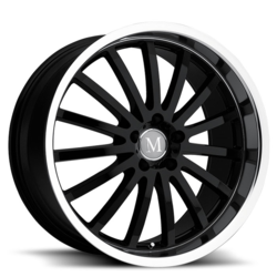 Диски Mandrus 9,5x19 5/112/53/66,6 MANDRUS Millenium Gloss Black Mirror Cut Lip лит. (фото)
