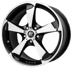 Диски Momo 7,5x17 5/114,3/42/67,1 MOMO (REDS) DRONE MATT BLACK POLISHED лит. (фото)