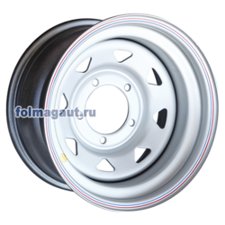 Диски Off-Road Wheels 8x15 5/139,7/-19/110 OFF-ROAD WHEELS УАЗ СЕРЕБРИСТЫЙ (WHS497662) штамп. (фото)