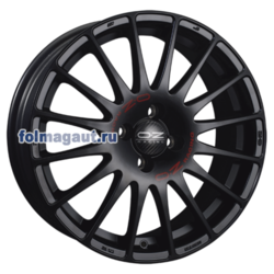 Диски OZ Racing 7x17 5/100/38/68 OZ Racing Superturismo GT MATT BLACK RED LETTERING (W0167220079) лит. (фото)