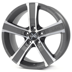 Диски OZ Racing 8x18 5/114,3/40/79 OZ Racing Sahara 5 Matt Graphite Diamond Cut (W85060203N5) лит. (фото)