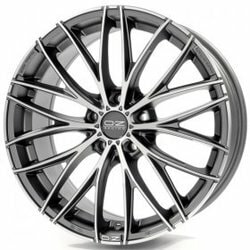 Диски OZ Racing 7x17 5/100/48/68 OZ RACING ITALIA 150 MATT DARK GRAPHITE DIAMOND CUT лит. арт. (WHS062771) (фото)