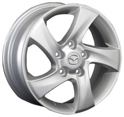 Диски Replay 6x15 5/114,3/52,5/67,1 REPLAY Mazda MZ9 silver лит. (824058) (фото)