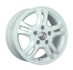 Диски Replay 6,5x15 5/114,3/43/66,1 REPLAY RENAULT RN140 WHITE (027486-040014001) лит. (фото)