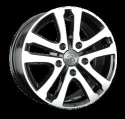 Диски Replay 6,5x16 5/112/44/66,6 REPLAY Mercedes MR229 bkf лит. арт. (WHS213799) (фото)
