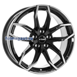Диски Rial 7,5x17 5/114,3/45/70,1 RIAL Lucca Diamant black front polished (WHS219262) лит. (фото)