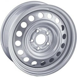 Диски Trebl 6x15 5/100/38/57,1 TREBL (64H38D) Silver (64H38D) штамп. (фото)