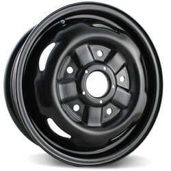 Диски Trebl 5,5x15 5/160/60/65,1 TREBL 8505 BLACK штамп. (WHS082805) (фото)