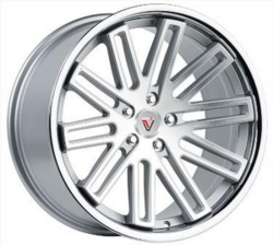  Vissol 10,5x22 5/112/30/66,6 VISSOL F-570 SILVER WITH MACHINED FACE AND CHROME STAINLESS STEEL LIP . . (9195015) ()