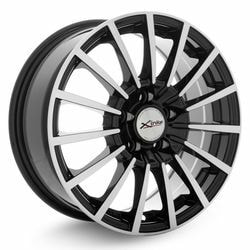 Диски Xtrike 6,5x15 5/114,3/45/67,1 XTRIKE X-106 BK/FP (14409AX) лит. (фото)