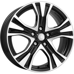 Диски КиК 7x17 5/114,3/45/60,1 КиК KC673 (Camry) АЛМАЗ ЧЕРНЫЙ лит. арт. (63568) (фото)