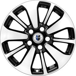 Диски КиК 6,5x16 5/114,3/45/67,1 КиК HYUNDAI IX35 (КСR688) АЛМАЗ-ЧЕРНЫЙ лит. Арт. (64750) (фото)