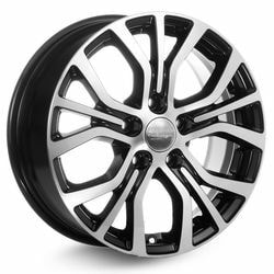 Диски КиК 6,5x16 5/114,3/41/67,1 КиК KCR736 (Kia Optima) алмаз черный лит. арт. (67993) (фото)
