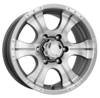 Диски КиК 8x16 6/139,7/20/108,5 КиК KC465 (БАЙКОНУР) дарк платинум (72192) лит. (фото)