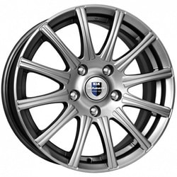 Диски КиК 5,5x14 5/100/38/57,1 КиК КС475 (СИЕСТА) дарк платинум лит. арт. (72265) (фото)