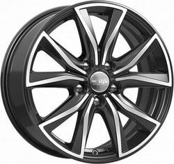 Диски КиК 7x17 5/114,3/48,5/67,1 КиК КСR867 (KIA SPORTAGE) АЛМАЗ ЧЕРНЫЙ (74891) лит. (фото)