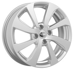 Диски КиК 6x16 4/100/37/60,1 КиК КСR893 (RENAULT STEPWAY) СИЛЬВЕР (75241) лит. (фото)