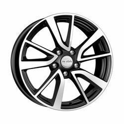 Диски КиК 7x17 5/114,3/45/60,1 КиК KCR699 (TOYOTA CAMRY) алмаз черный лит. (фото)